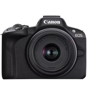 Canon - EOS R50 4K Video Mirrorless Camera with RF-S18-45mm f/4.5-6.3 IS STM Lens - Black