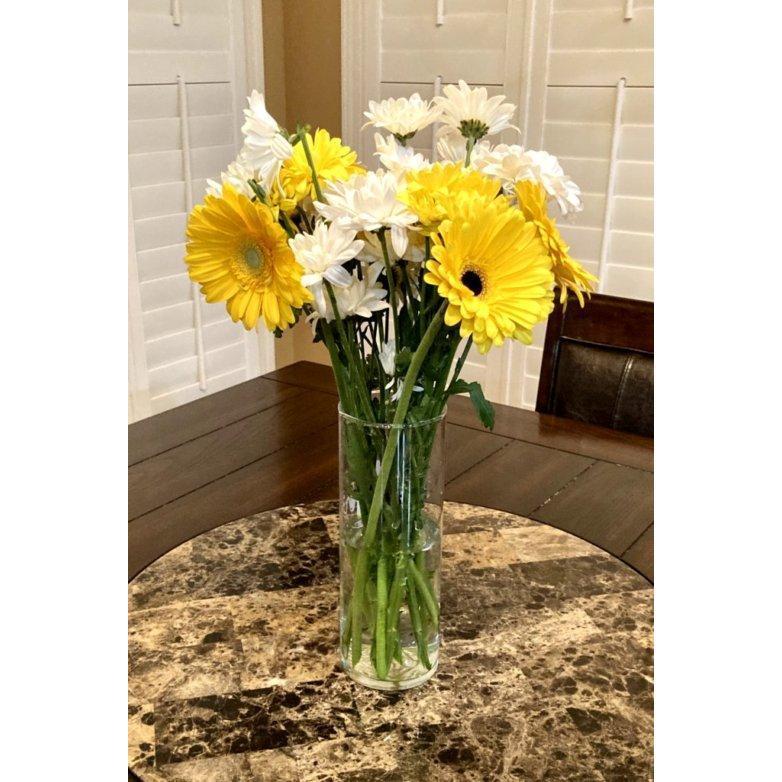 Apparently daisies (Allison's favorite flower) are quite difficult to find in Kansas City in the winter.