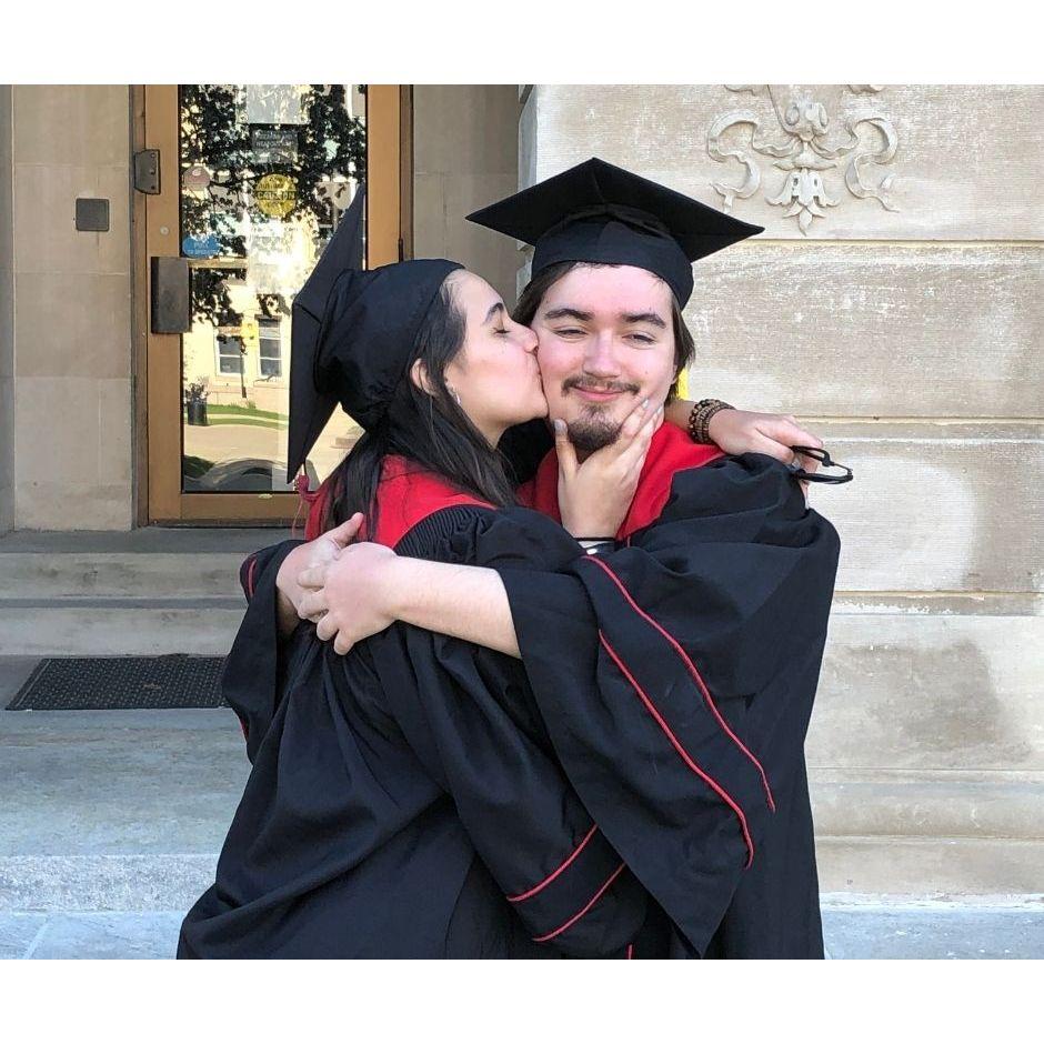 Norma and John graduation photo