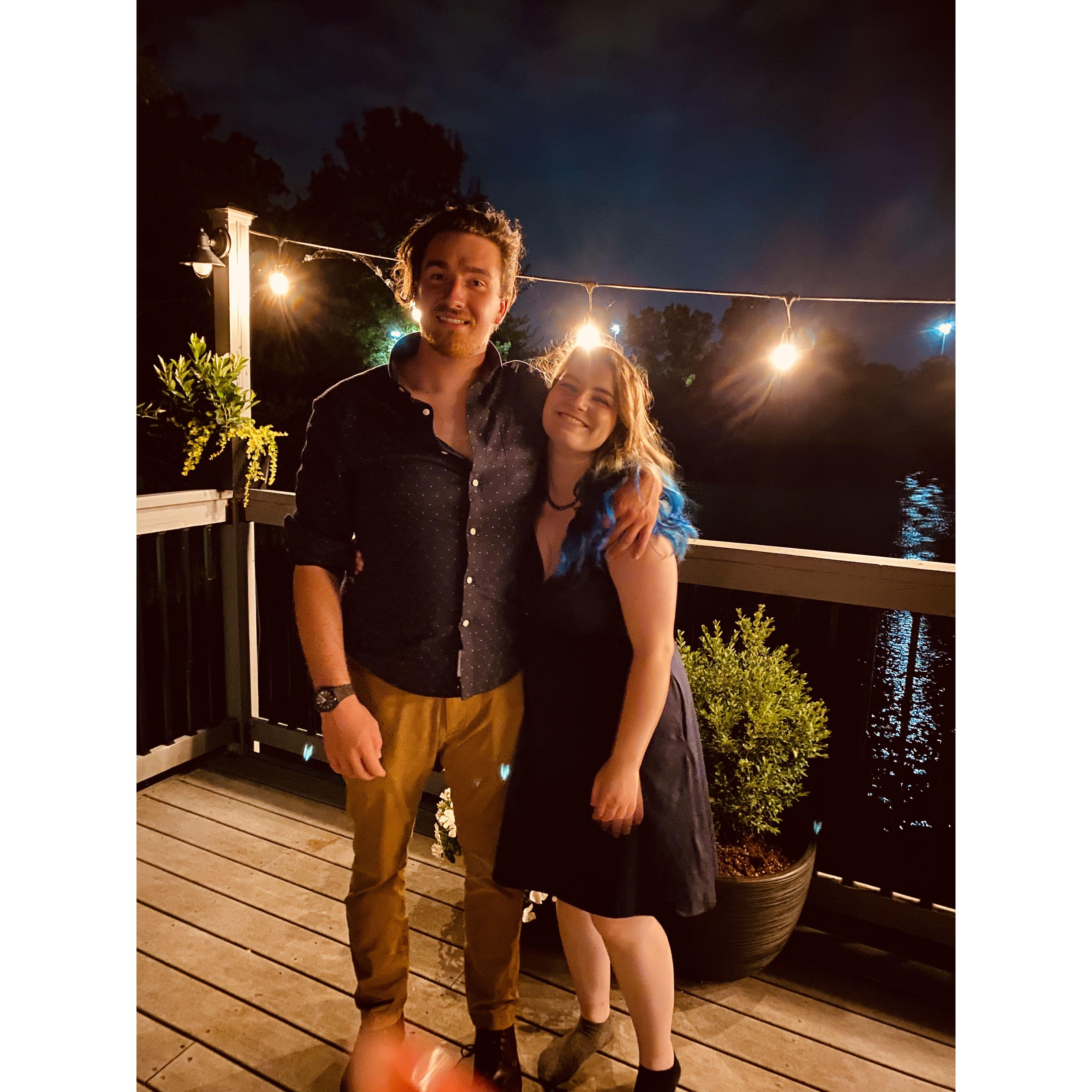 A photo of us from Ryan and Rachel's wedding
