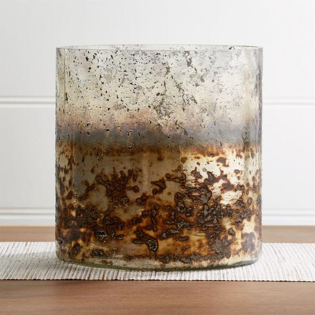 Sona 10" Glass Hurricane Candle Holder