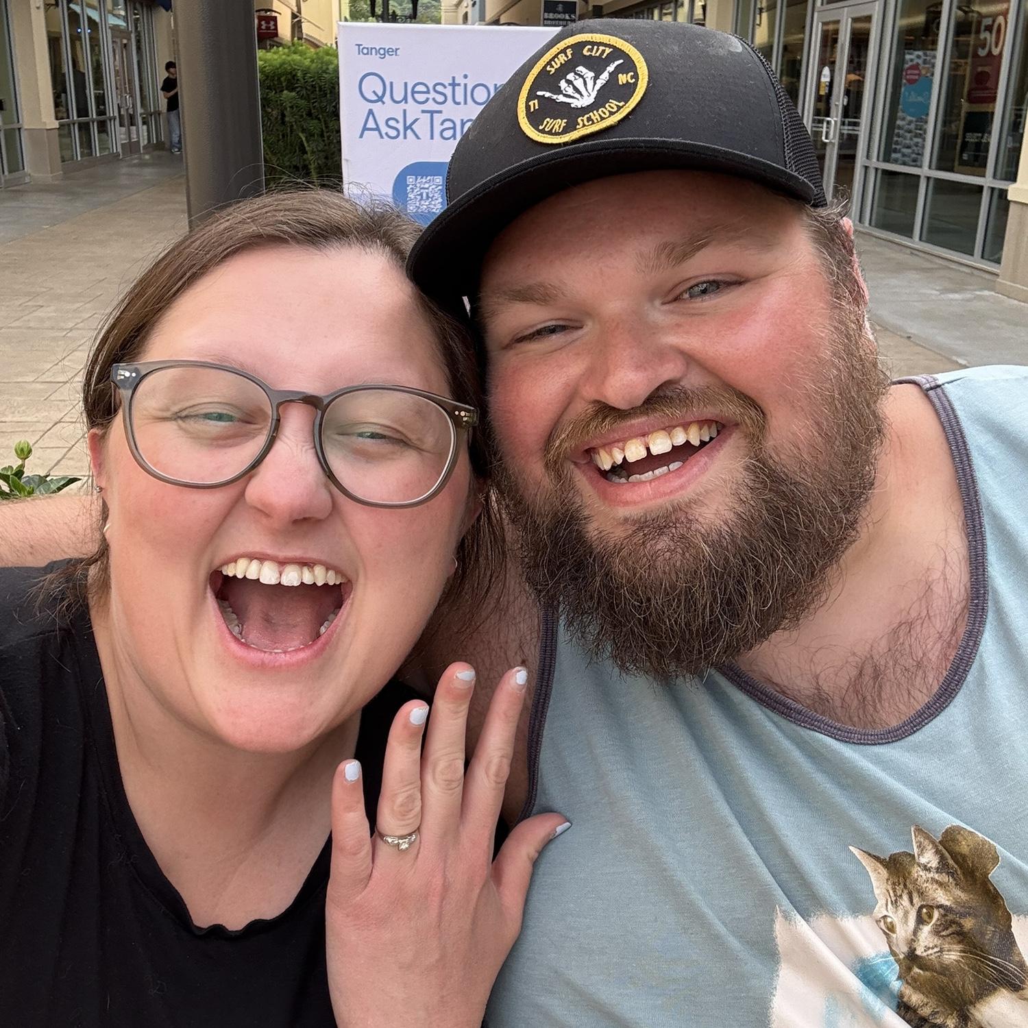 The night Preston proposed! 💍🥰