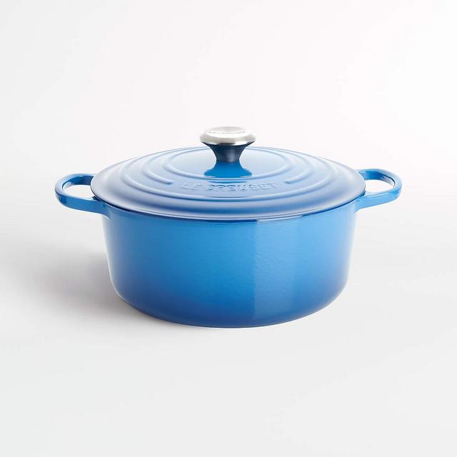 Le Creuset ® Signature 7.25-Qt. Marseille Blue Enameled Cast Iron Dutch Oven