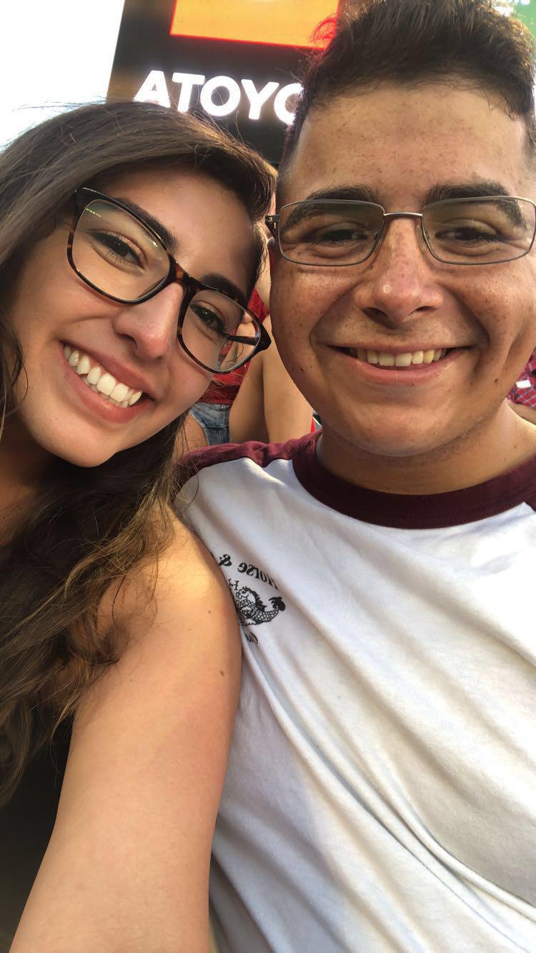 First photo taken together.