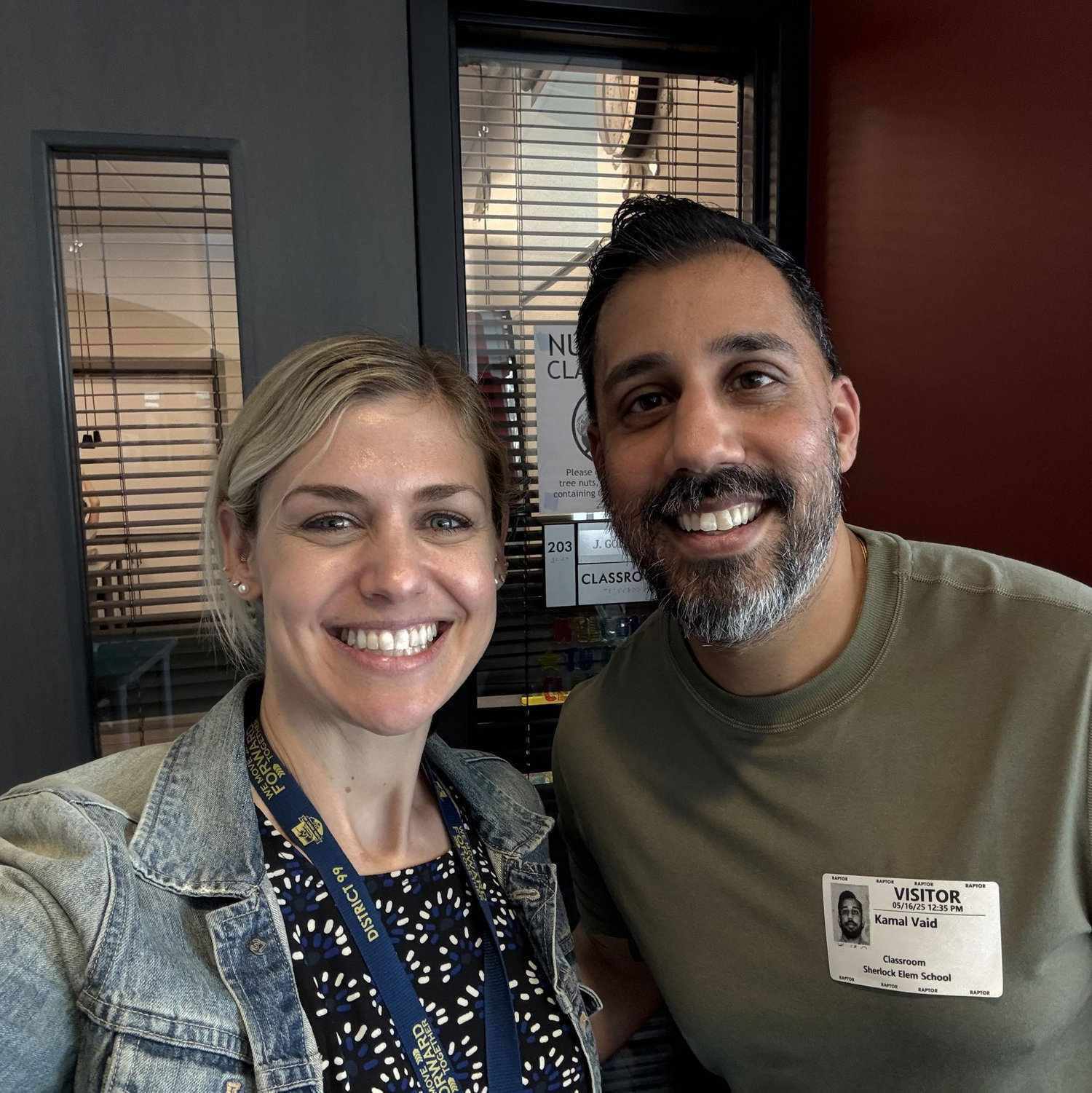 Dr. Vaid presented for Sherlock's Career Day (coordinated by Ms. Goldberg herself)