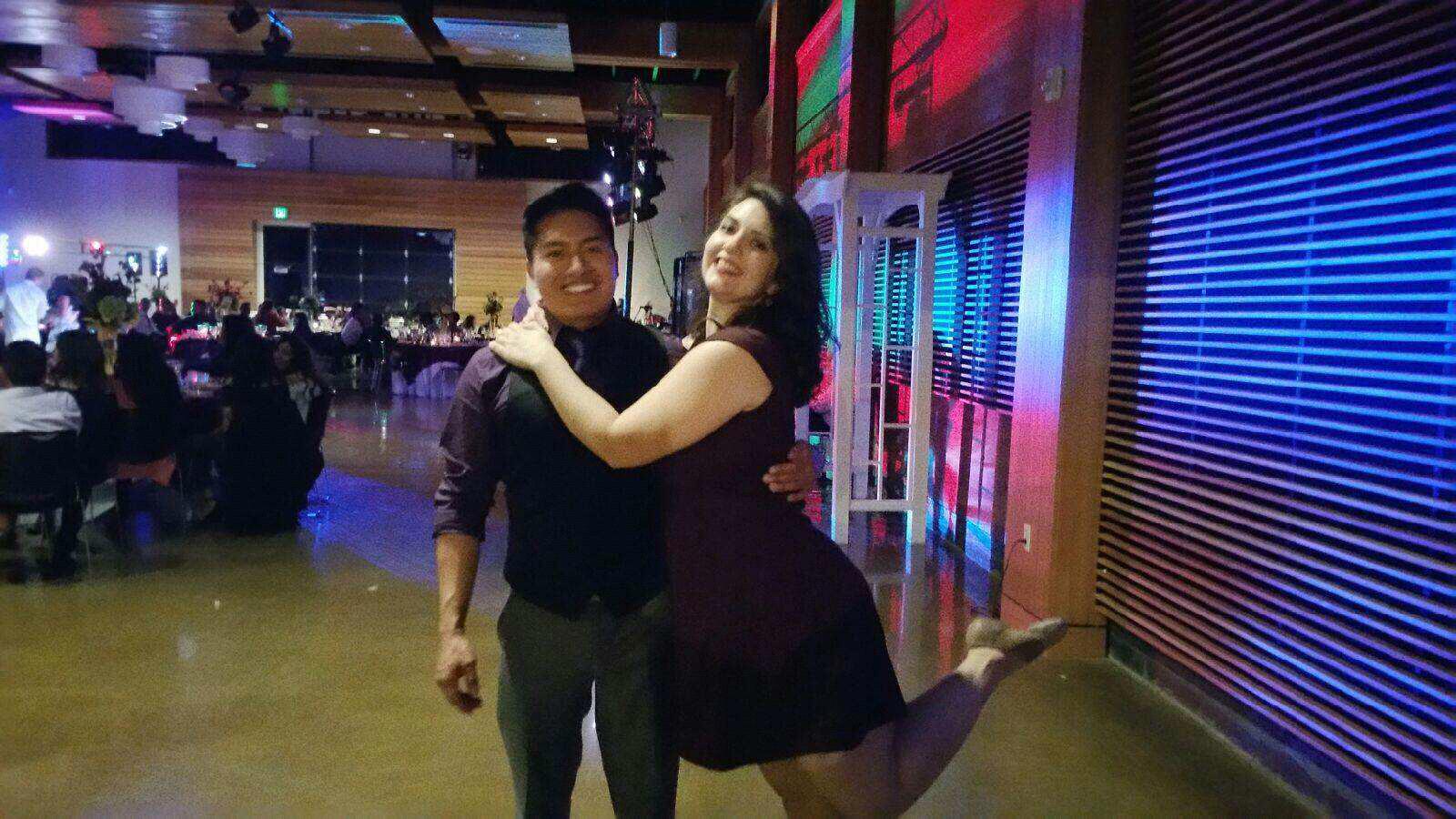 We got to both be bridal attendants in our friends' wedding!