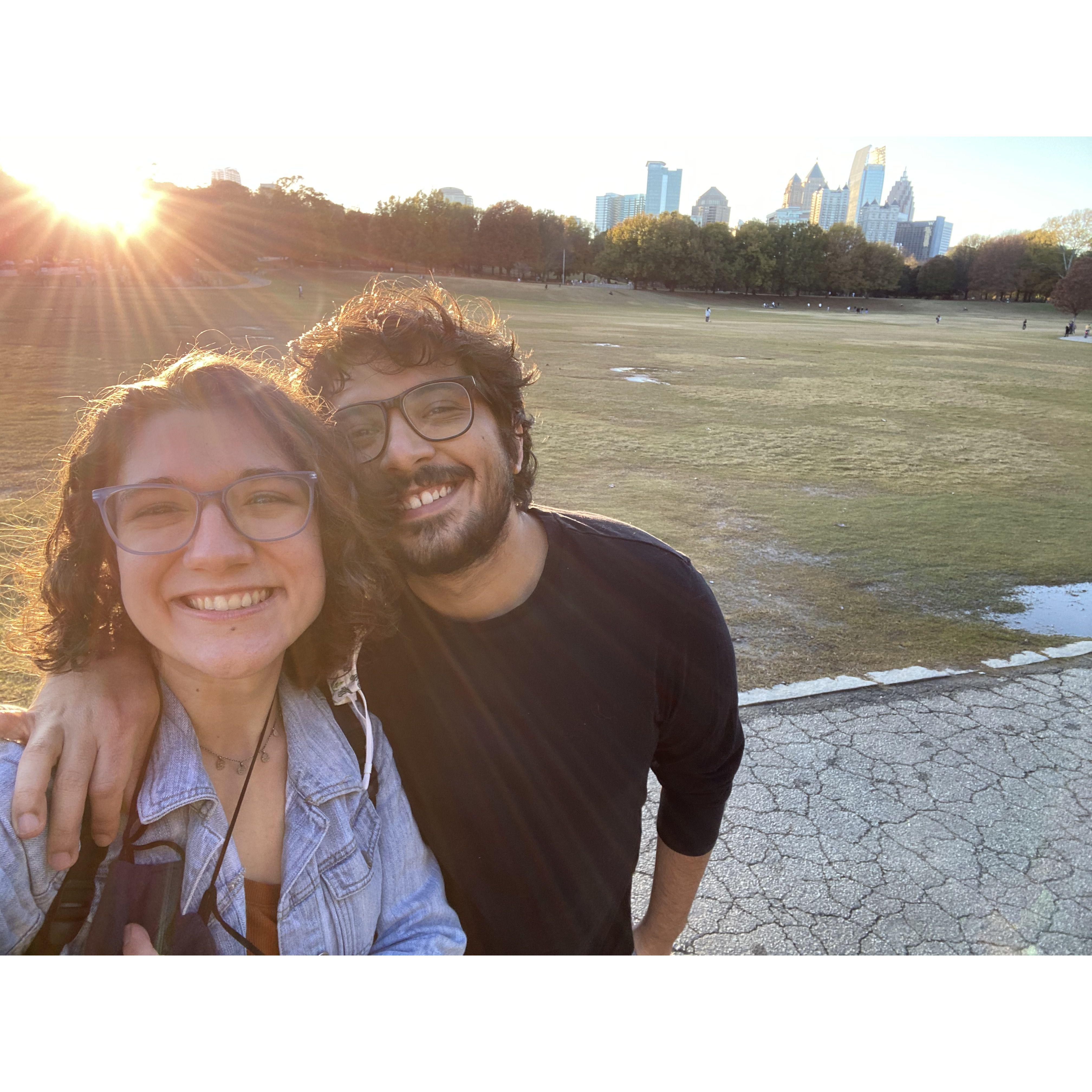 With our first city together, Atlanta