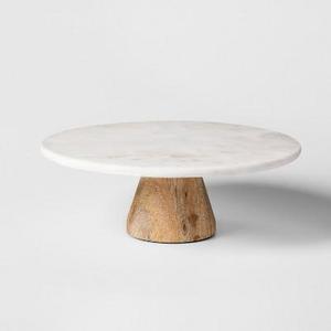 Marble & Acacia Cake Stand - Project 62™