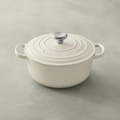 Le Creuset Signature Cast-Iron Round Dutch Oven, 2 3/4-Qt., Matte White