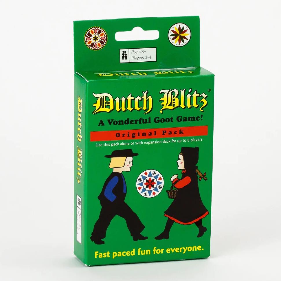 Dutch Blitz: The Original Fast Paced Card Game, Contains 160 Cards, Quick and Easy to Learn, Great Family Game, Fun for Everyone, for 2 to 4 Players, for Ages 8 and Up
