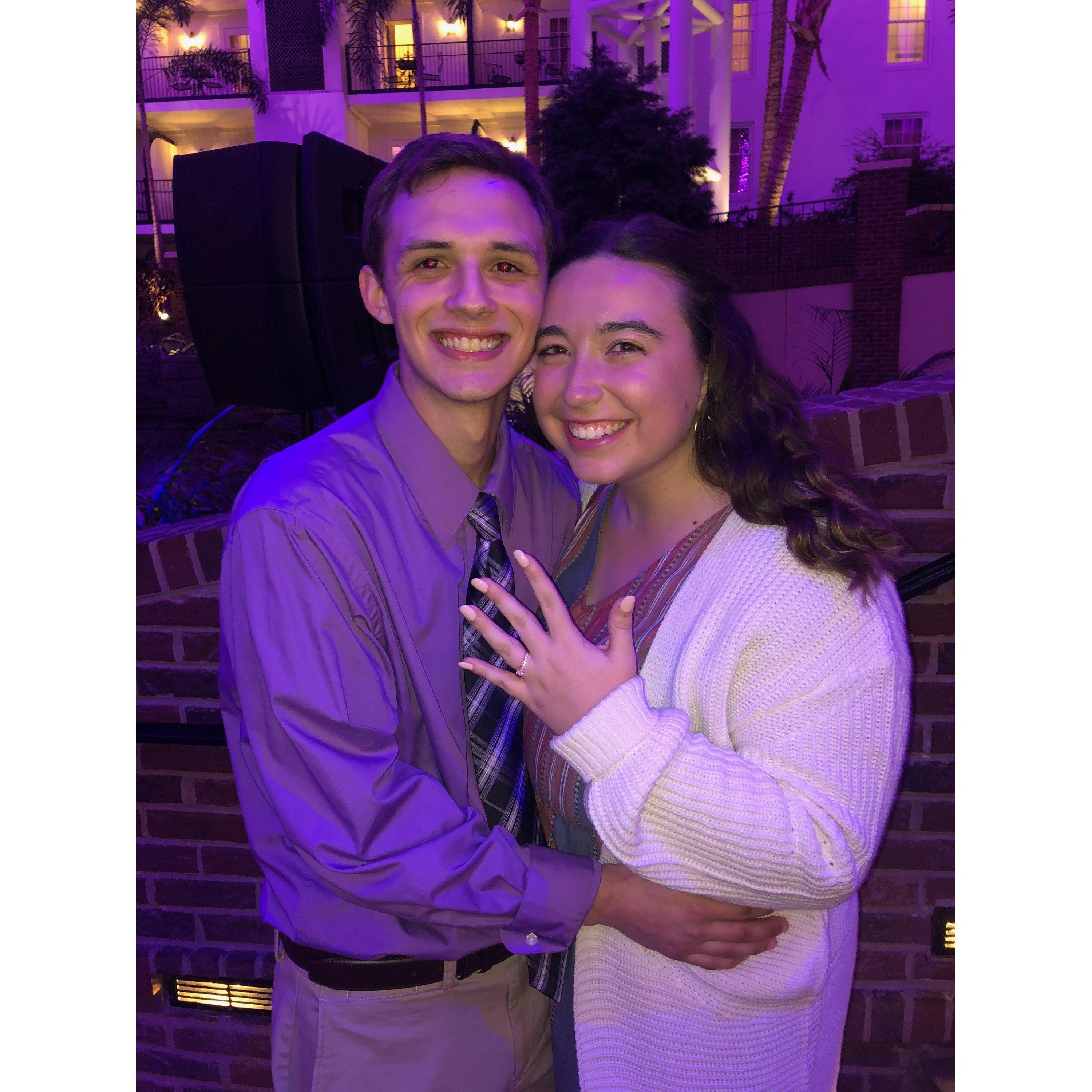 Our engagement night! 💕