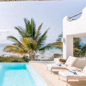 Romantic beach hotel in Mozambique