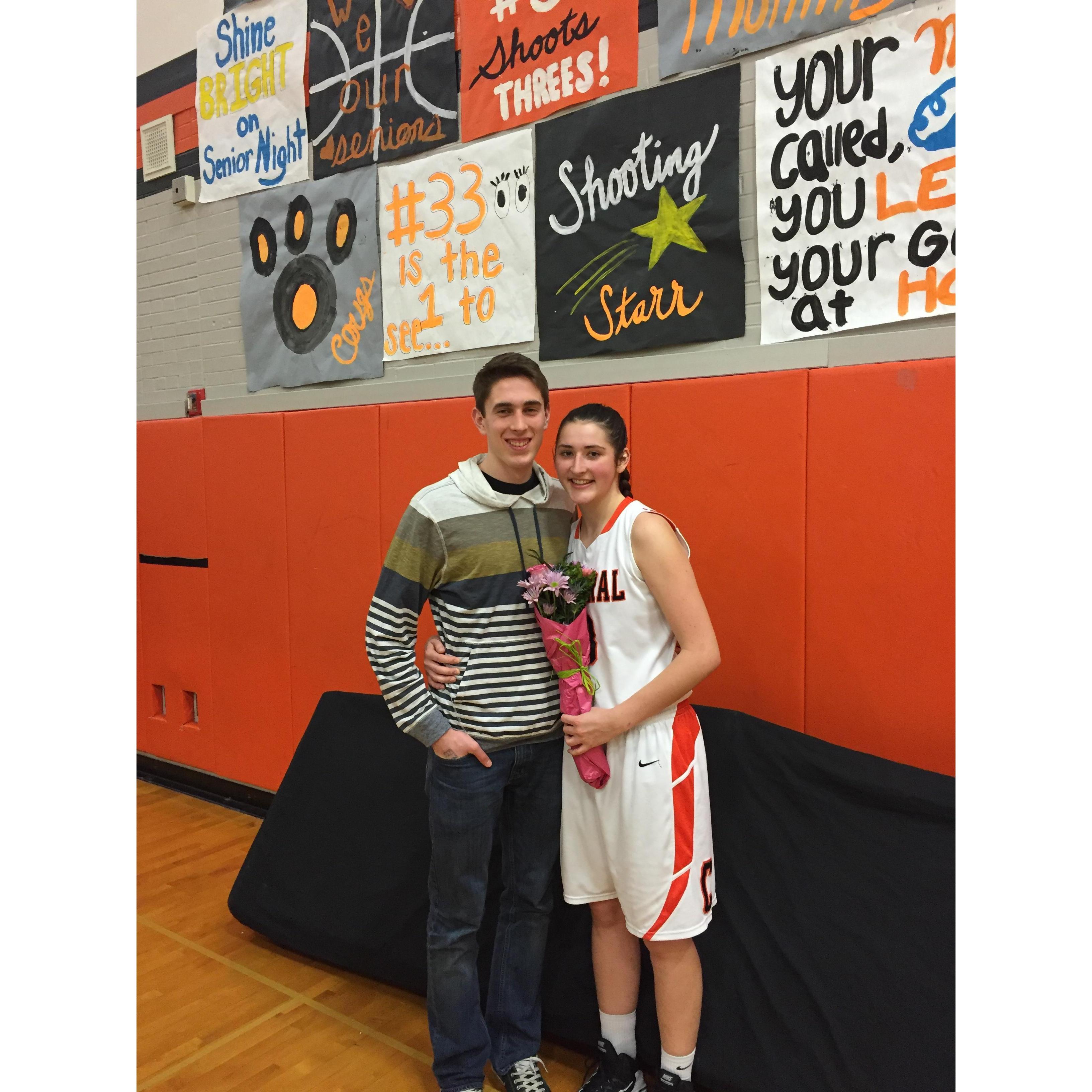 I loved having him in the stands as my biggest supporter!