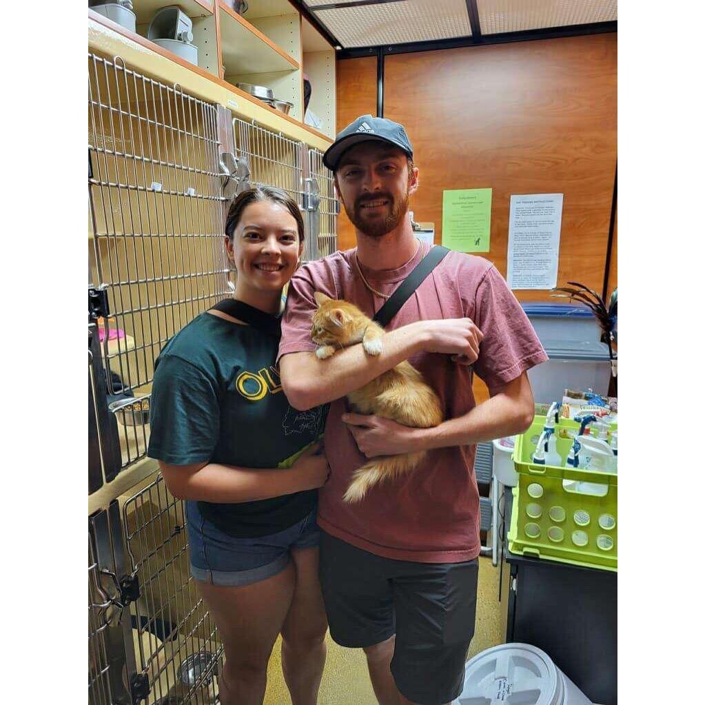 The day we adopted Shirley!