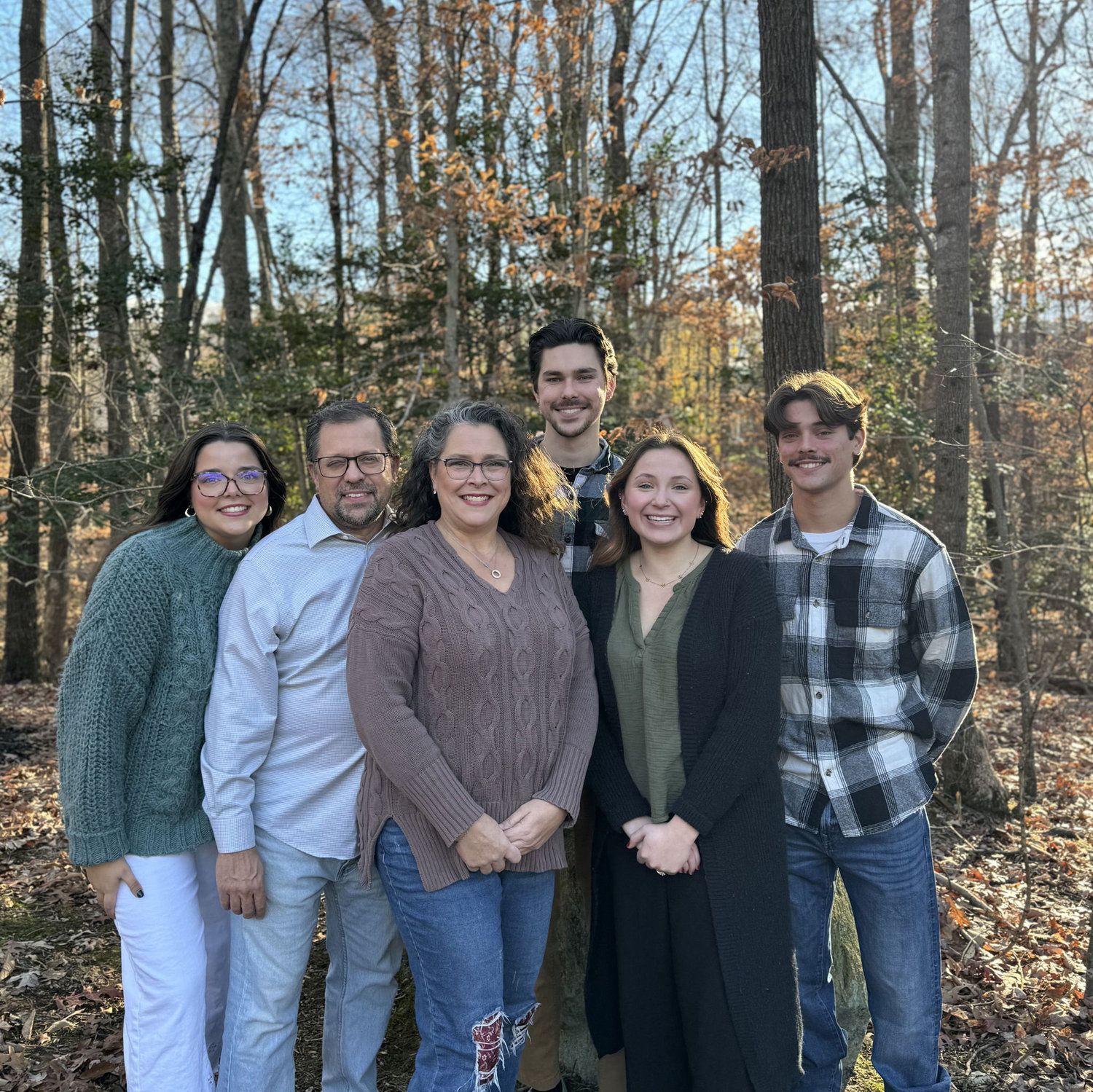 Rebekah, David, Deanna, Daniel, Hailee, and Ethan Thanksgiving 2024