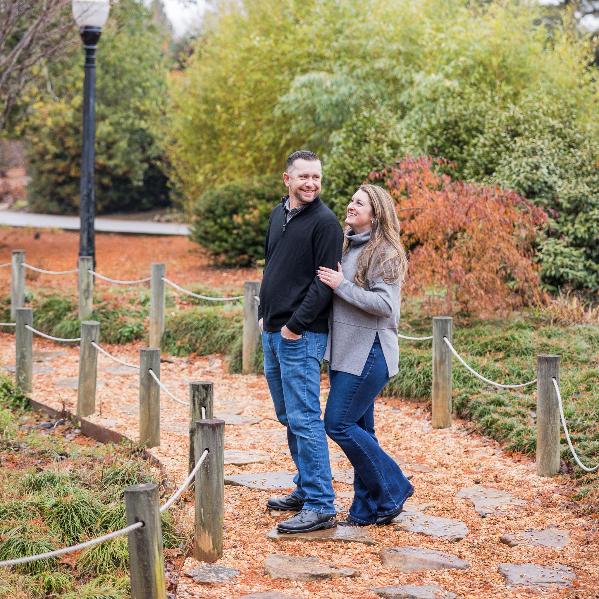 One of our photos from our engagement shoot