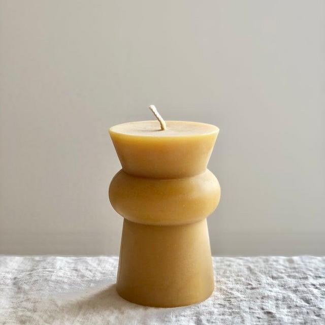 Totem Pillar Candle - Small Natural