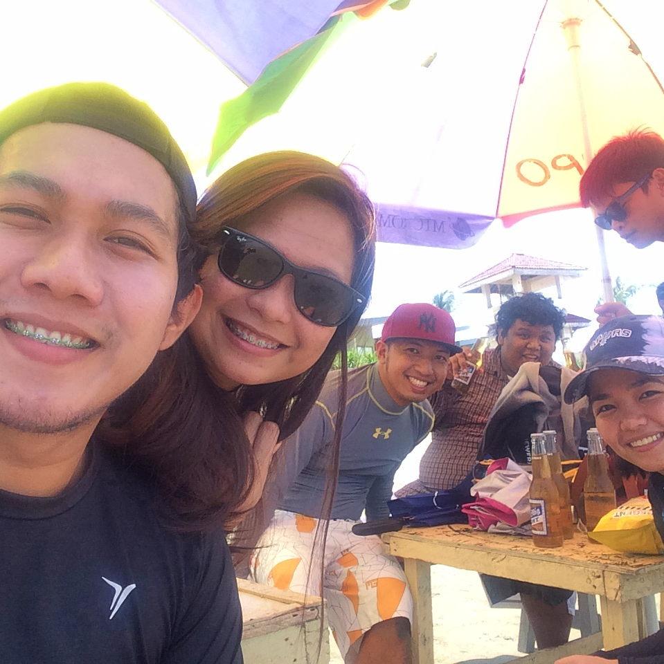 Agri Beach, Dinadiawan. First trip of Darlynne with Jerome's high school and college friends.