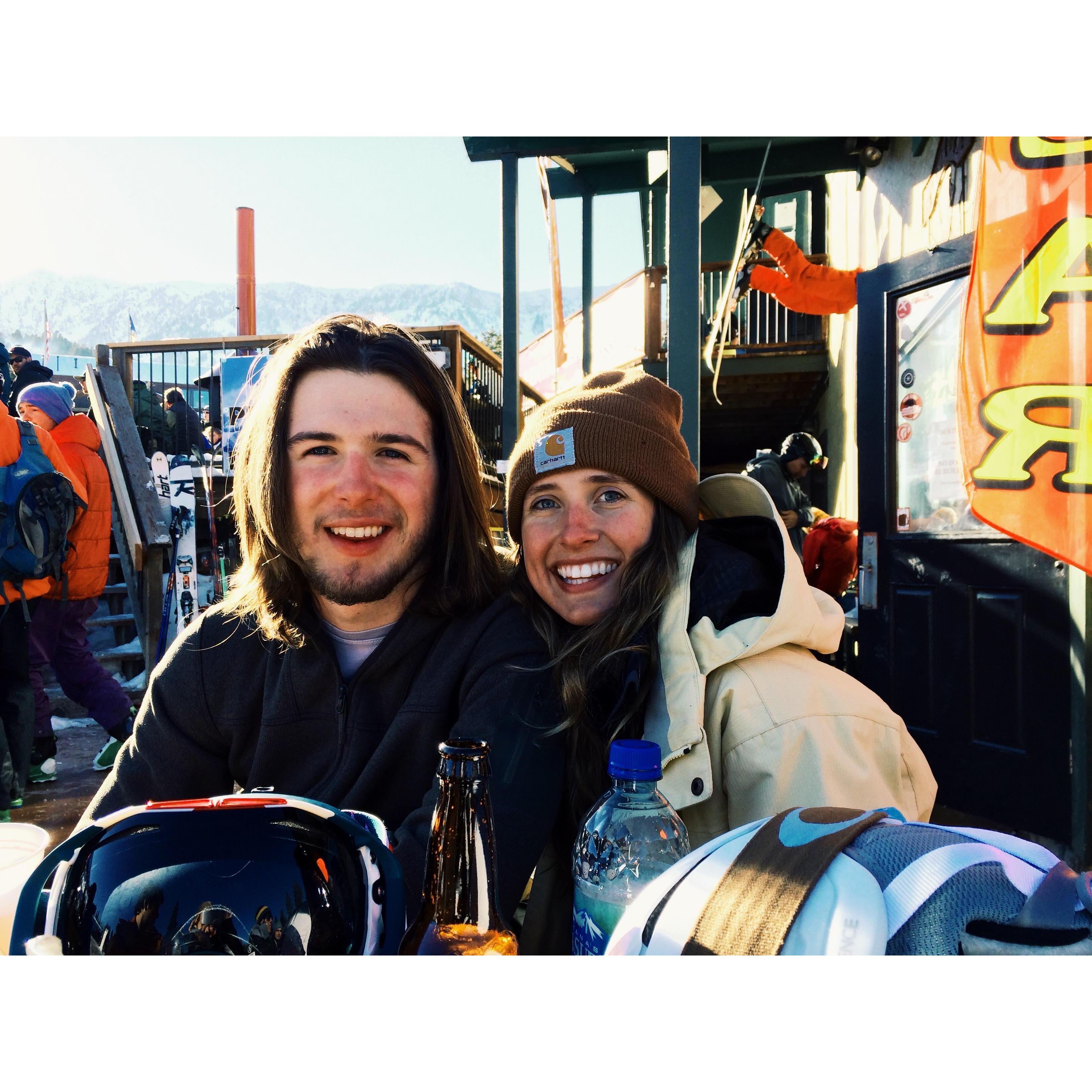 Skiing Bridger Bowl