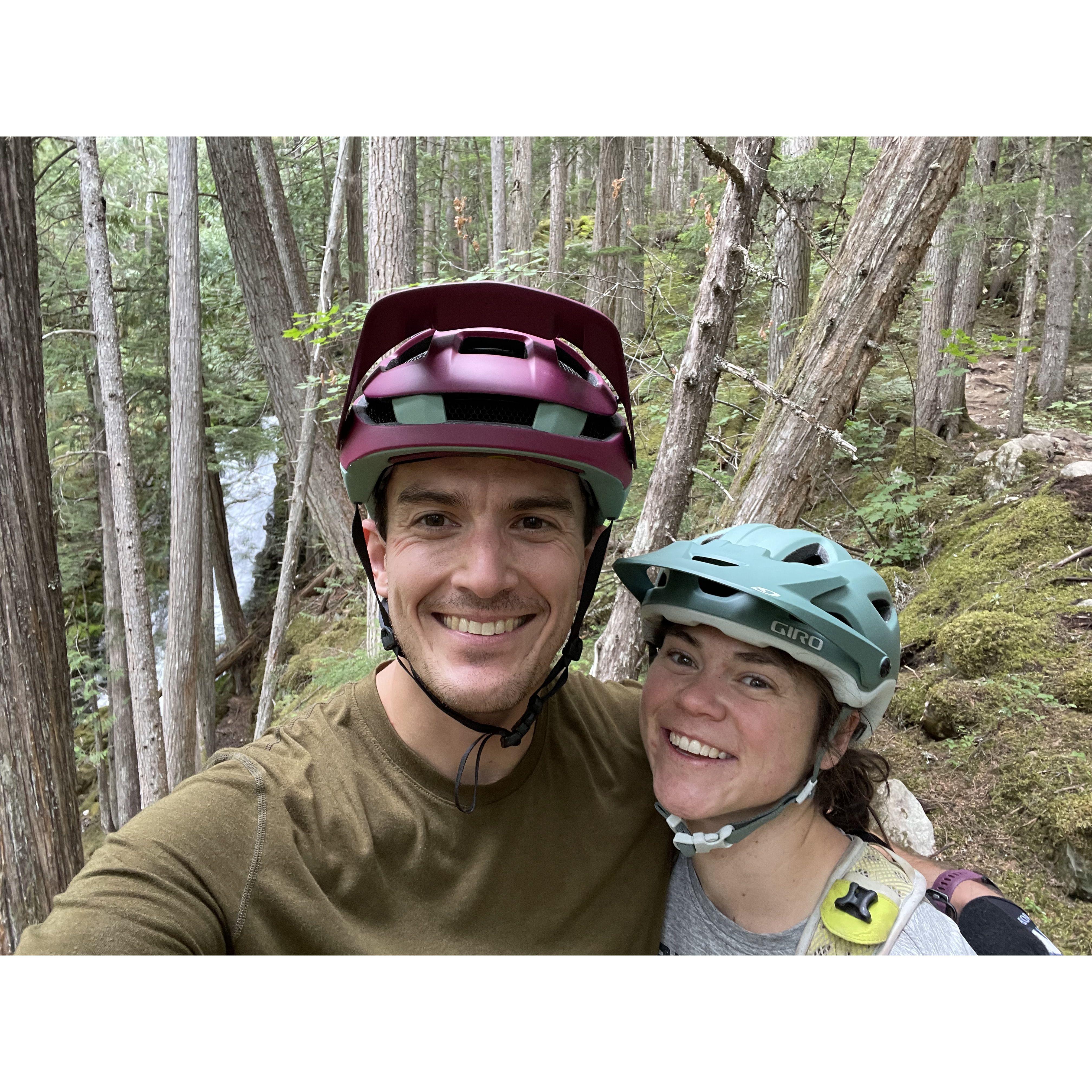 Mossy forests are another happy place. One of Miranda's favorite things about the PNW is the moss.