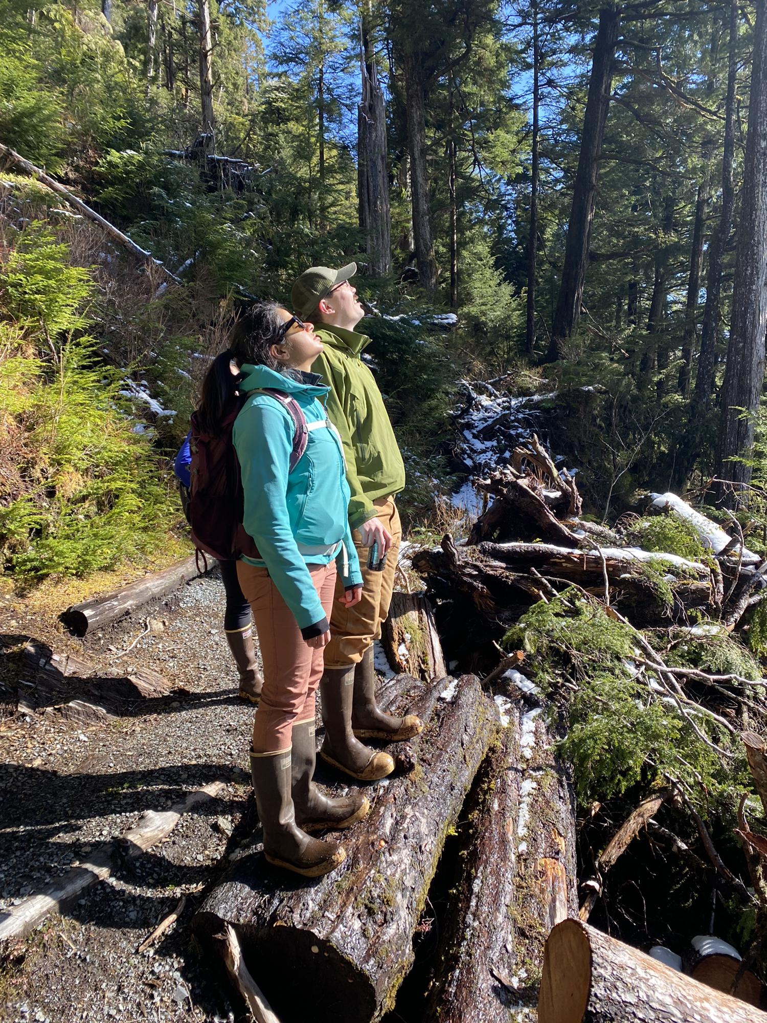 Feeling the sun on our faces in Sitka, AK - Mar 2021