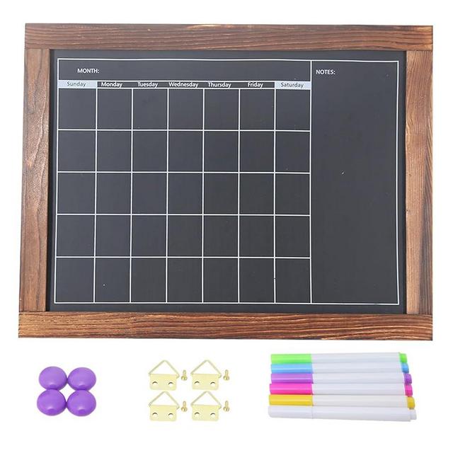 KOOLDE 16x24in Magnetic Planner Board Monthly Planning Menu Board for Kitchen Wall Reusable Planner Chart for Kids Planner Blackboard Calendar for Record Daily Tasks List