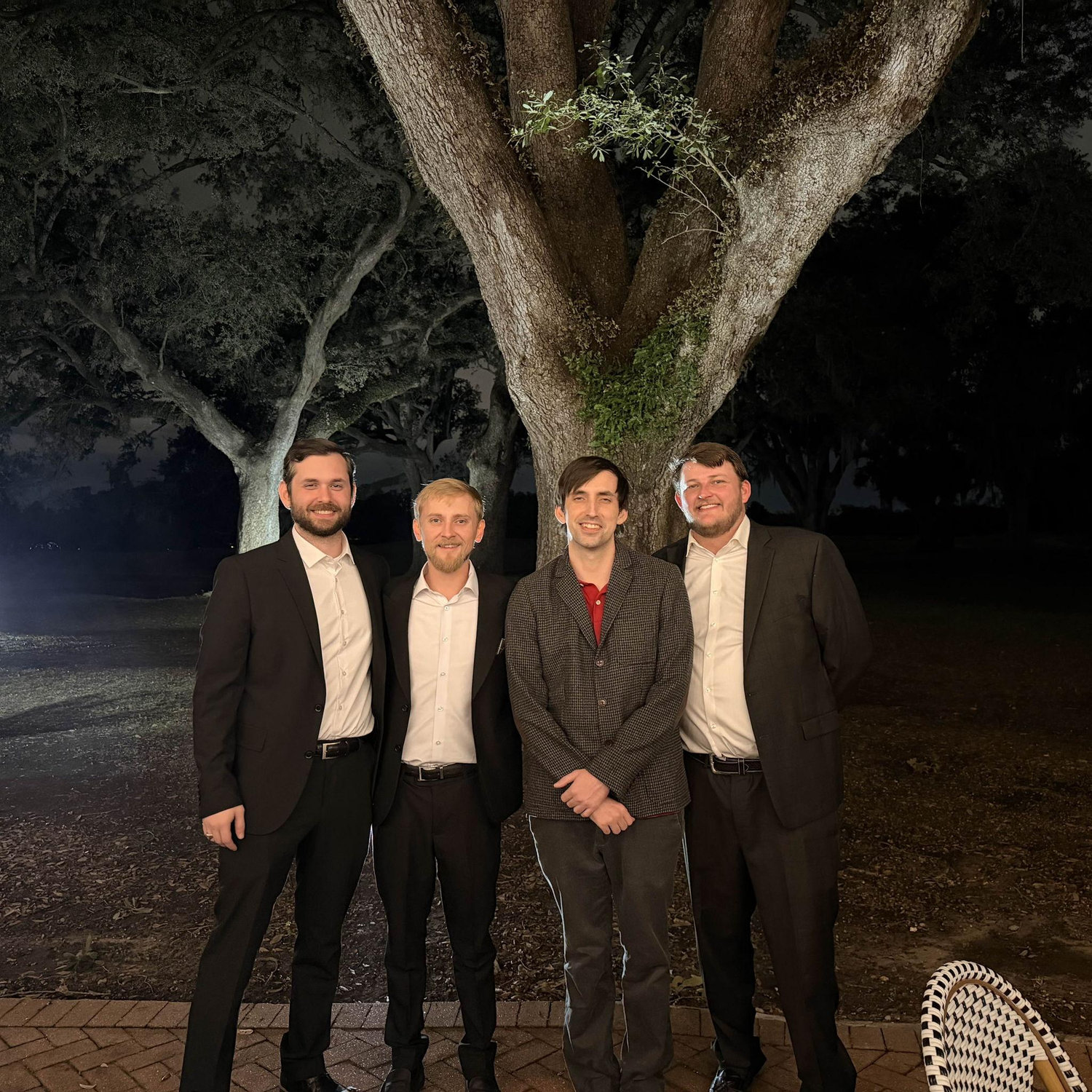 L>R: John, Sam, Troutt, & Zach