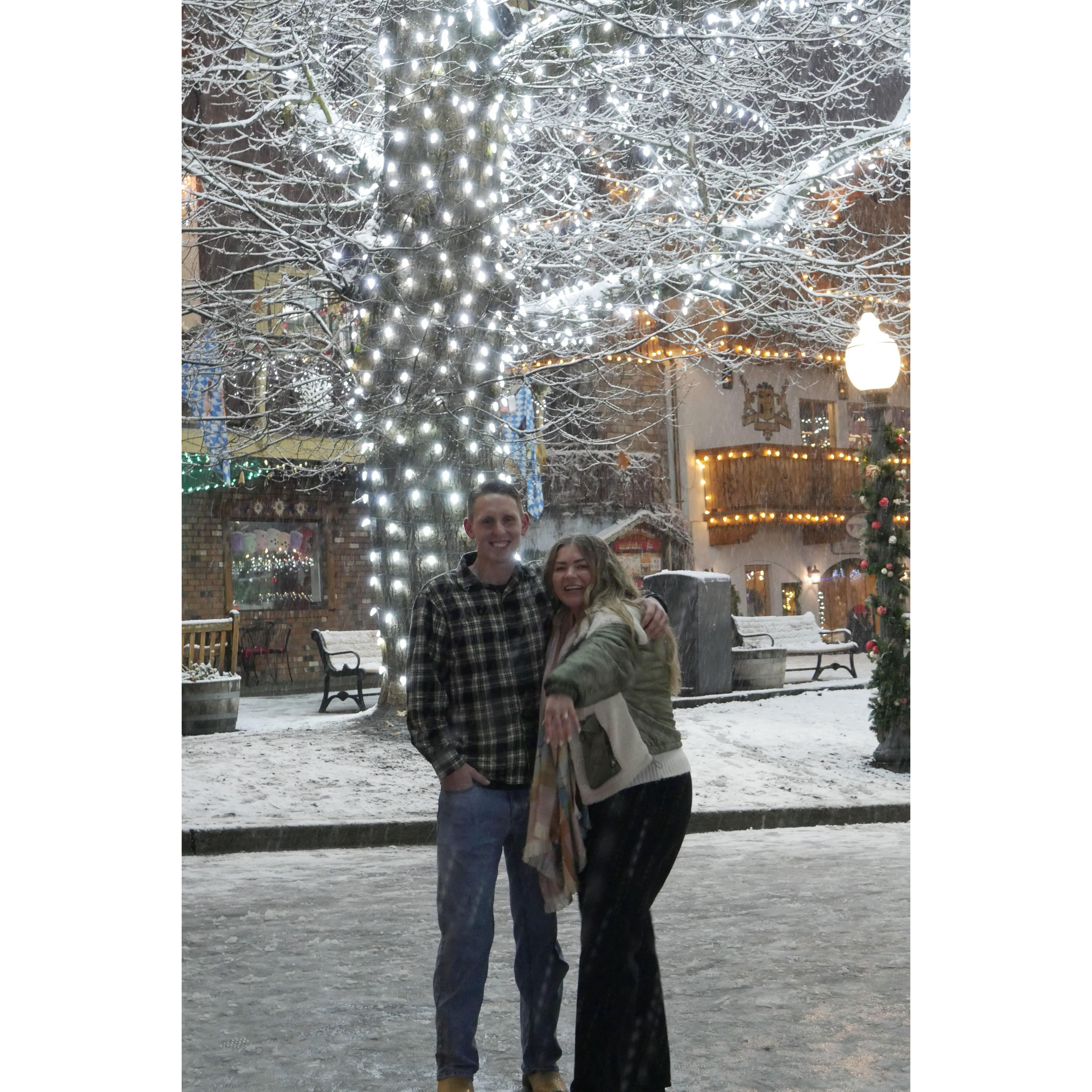 The moments after the proposal!