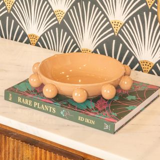 Stoneware Bowl with Orbs