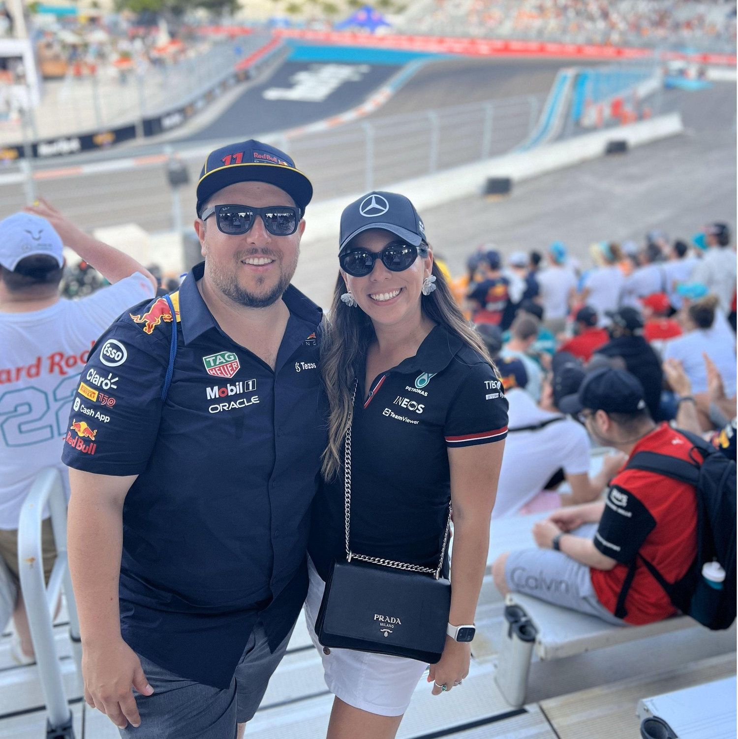 Our first F1 race together in Miami