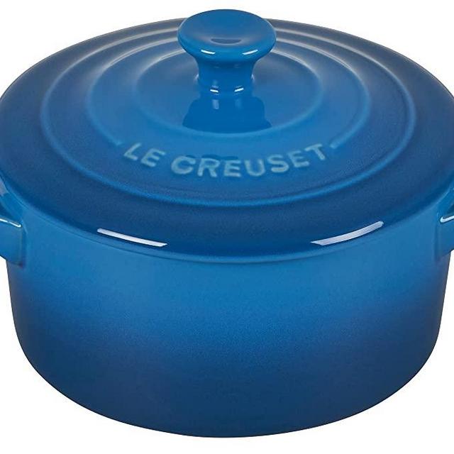 Le Creuset Stoneware Mini Round Cocotte, 14 oz., Marseille
