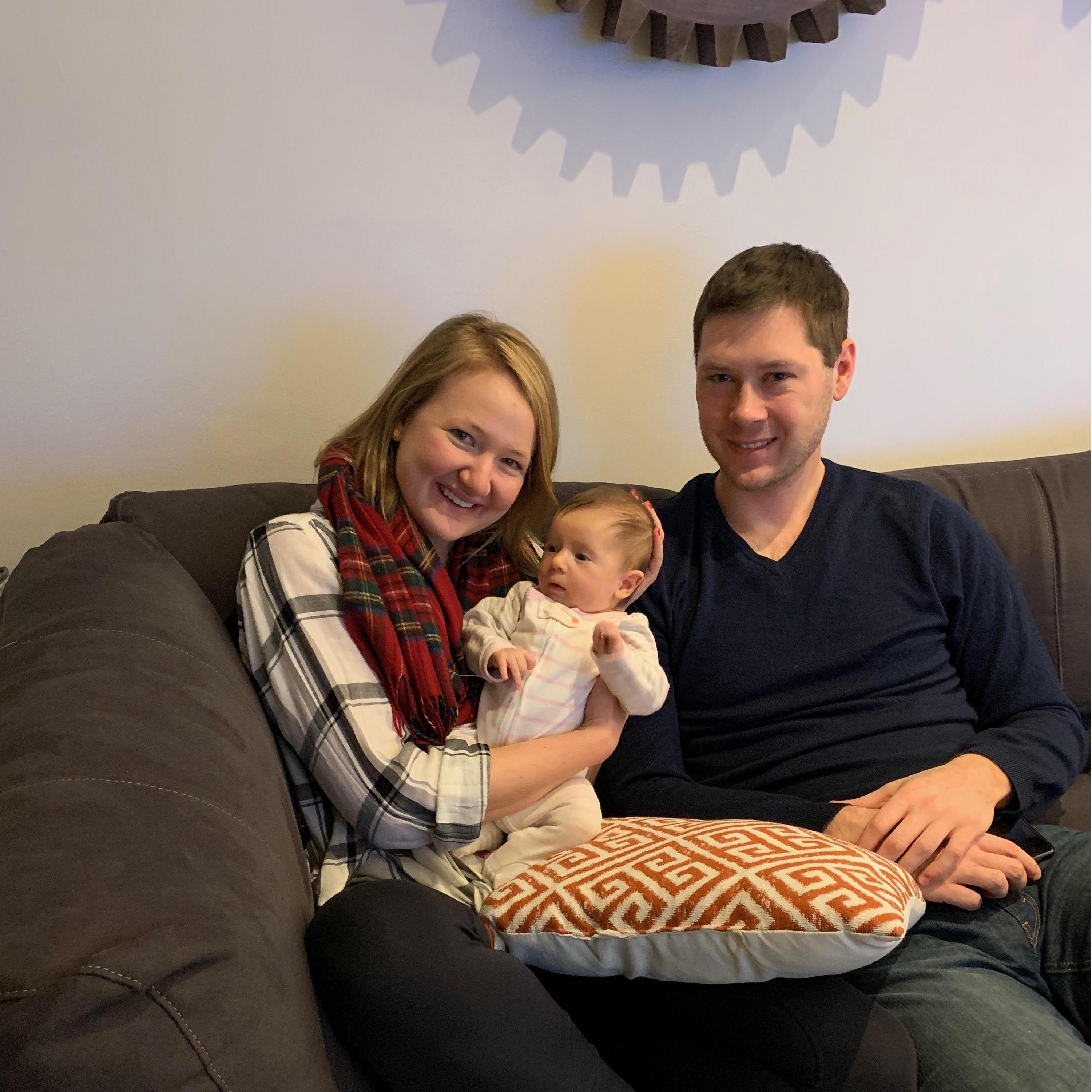Rachel took Kyle to her favorite city, NYC, and we visited Christina & Bryan and met baby Elle.