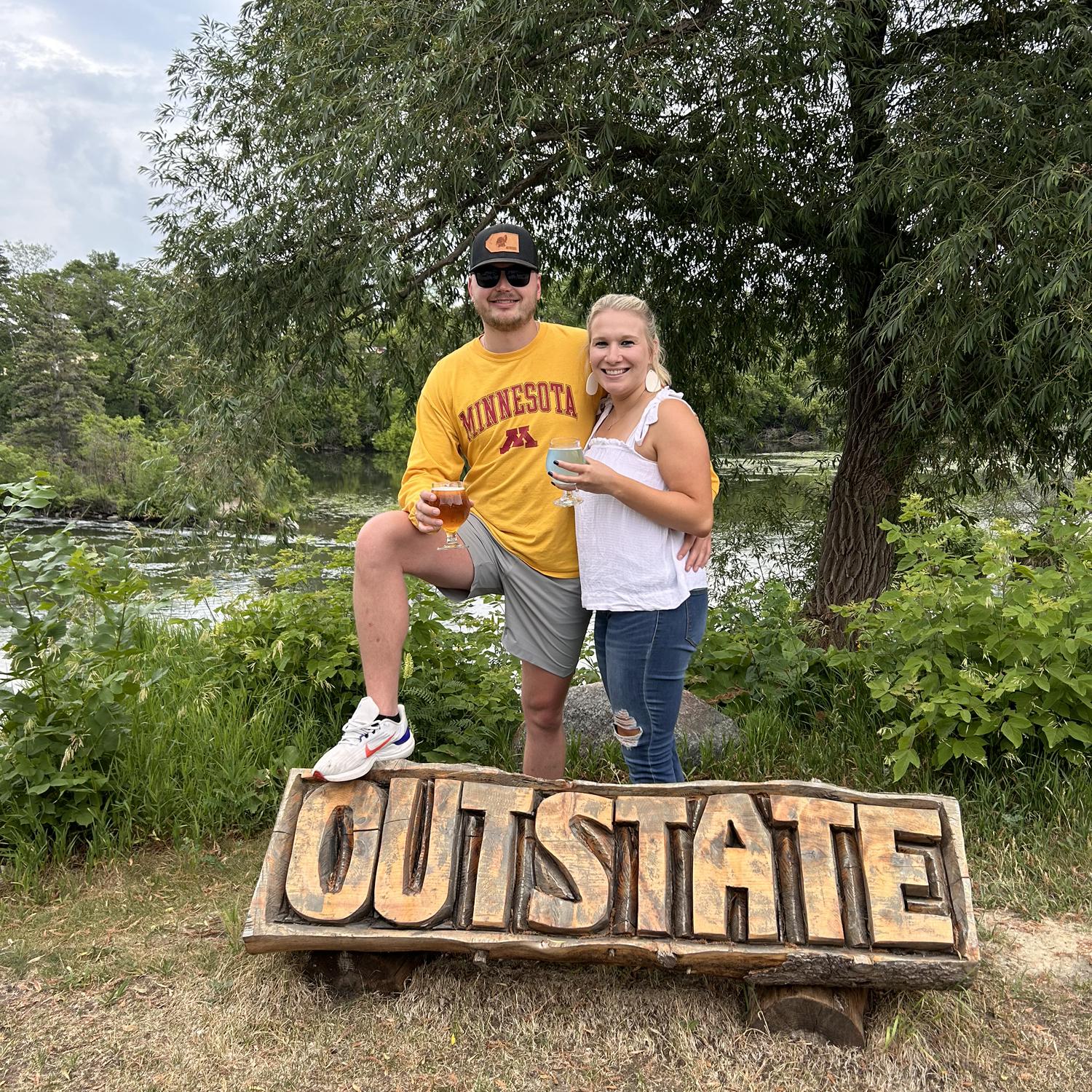 Celebrating picking our venue!