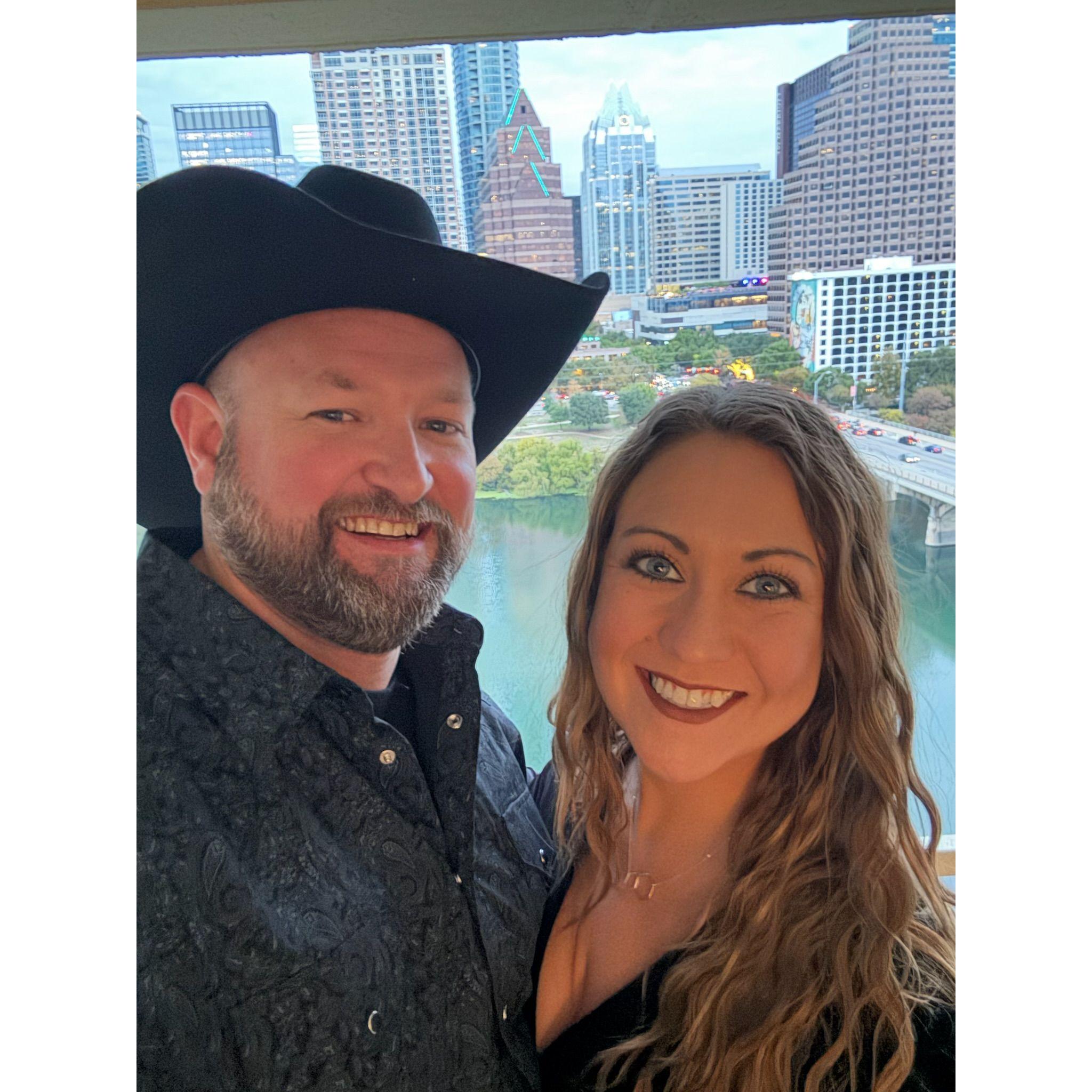 Occasionally we get to dress up for a work event!