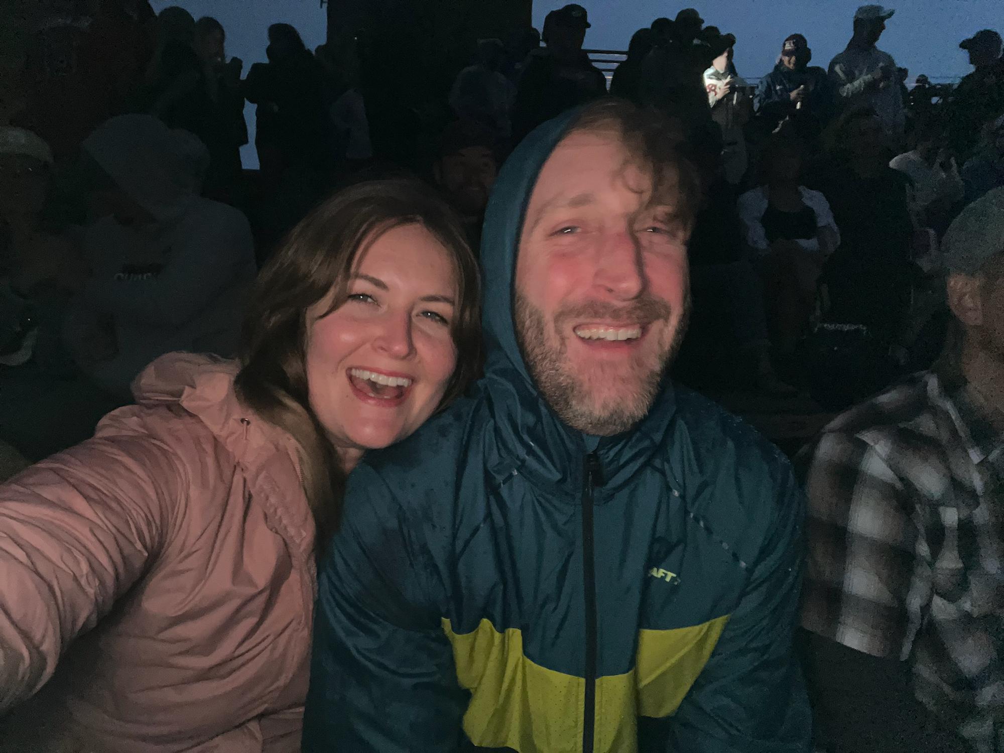 Last photo together before being engaged! Red Rocks, CO August 2022