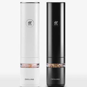 Zwilling Enfinigy Black Electric Salt or Pepper Mill + Reviews | Crate & Barrel