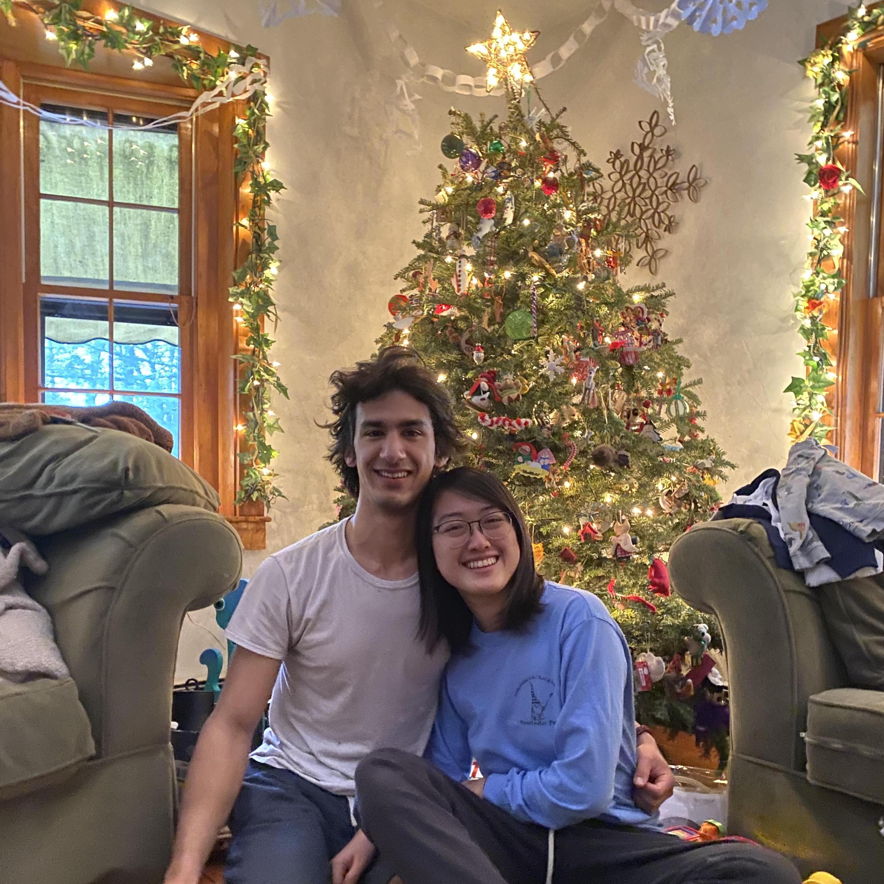 Christmas 2020 at Graham's family's home.