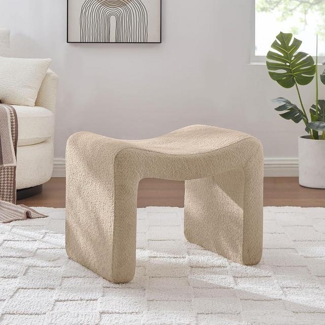 VANOMi Small Footstool Ottoman, Multi-Functional Modern Foot Stool, Sofa Footrest Extra Seating for Living Room, Entryway, Hallways and Bedrooms