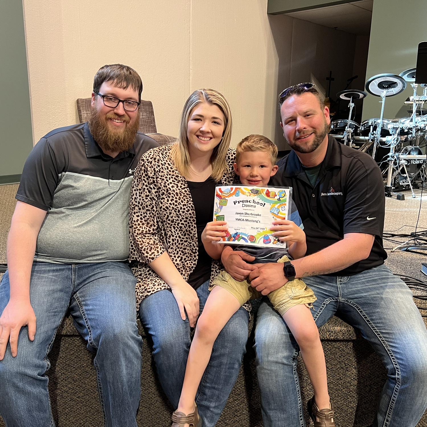 Jaxon graduates pre-school!