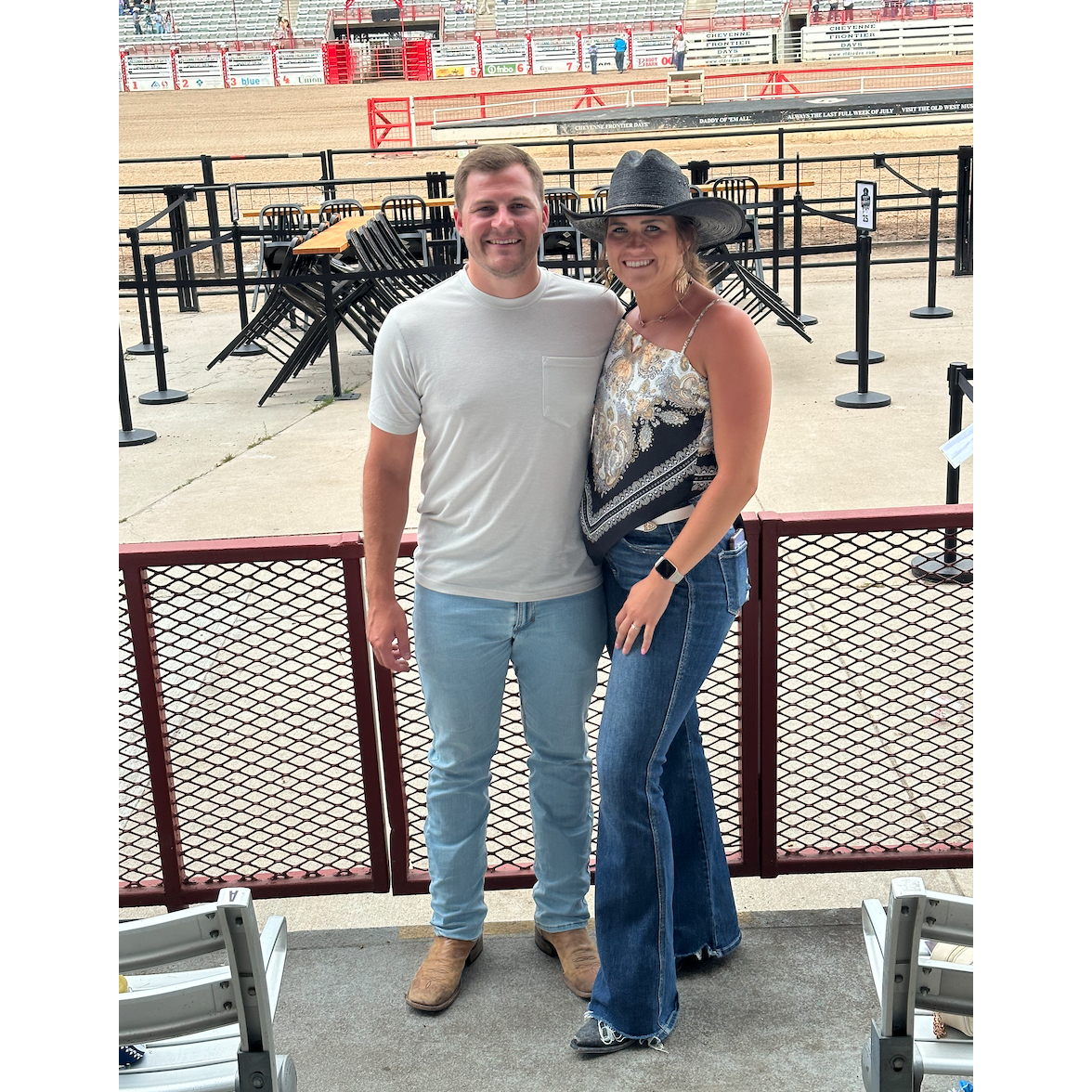 Cheyenne Frontier Days round 2 together in Cheyenne, WY! 