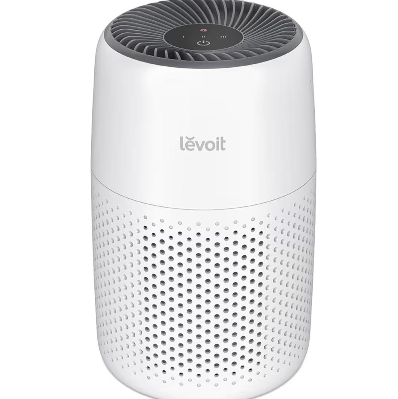 LEVOIT Air Purifiers for Bedroom Home Dorm, AHAM Verified, 3-in-1 Filter Cleaner With Aroma Pad, Filters Smoke, Allergens, Pet Dander, Odor, Dust, Office, Desktop, Core Mini-P, White