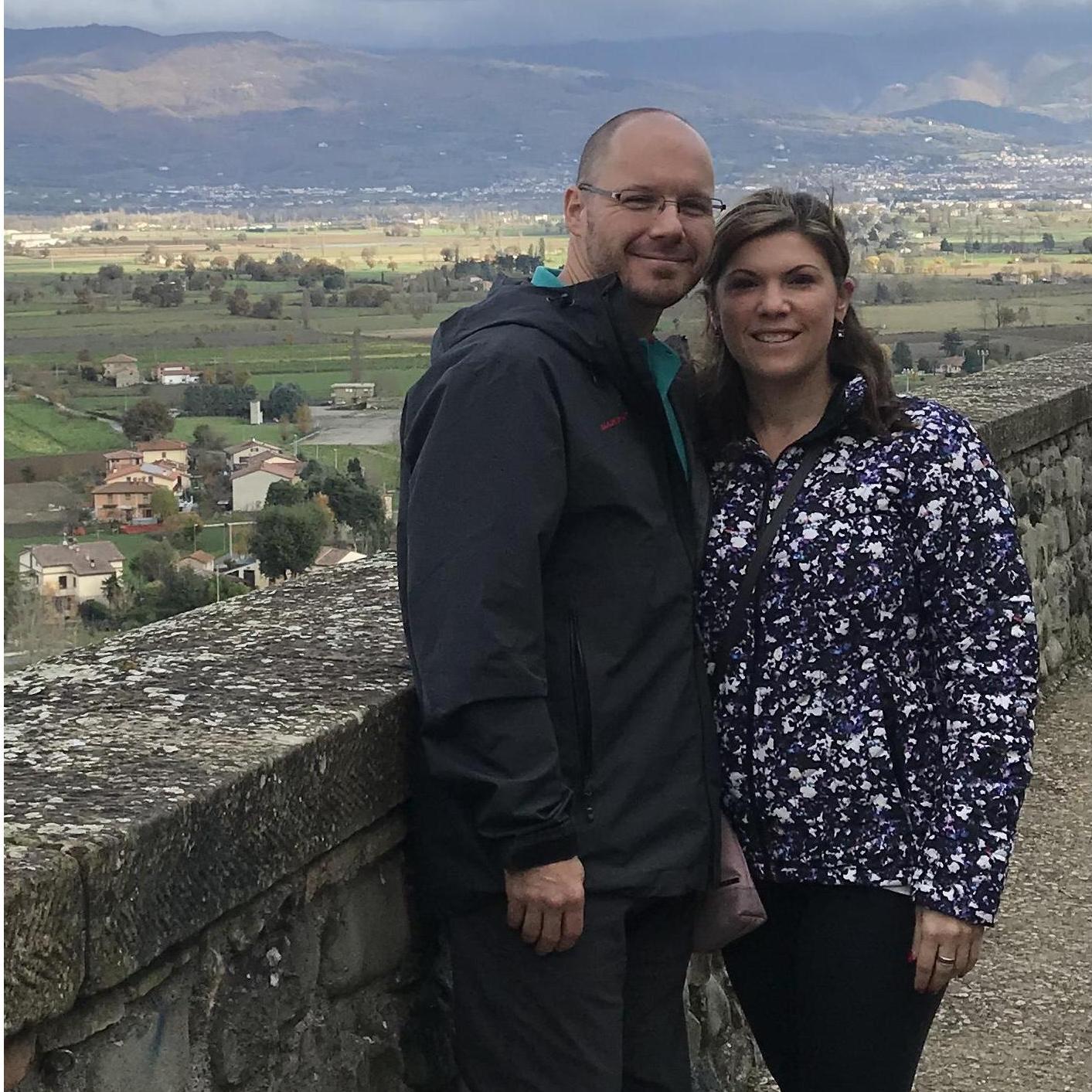 Sanselpolcro, Italy, November 2019. Re-uniting with good friends and immersing ourselves in Italian culture.