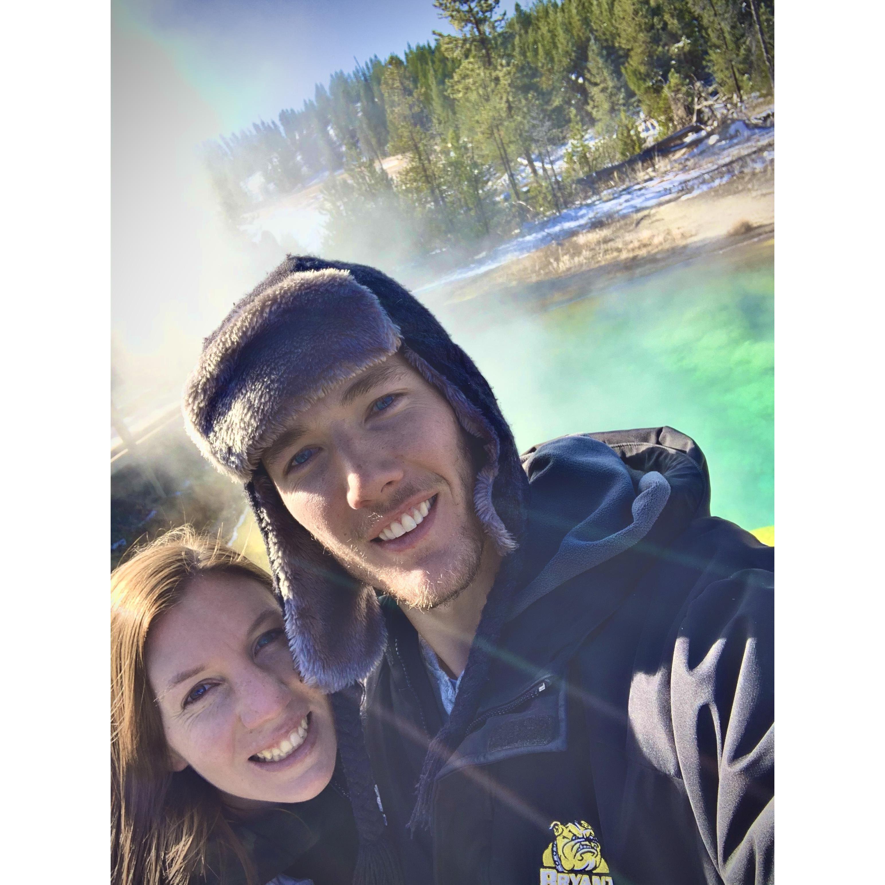 Yellowstone 
"Glory hole" is what I called it all weekend, real name is "Morning glory" hah