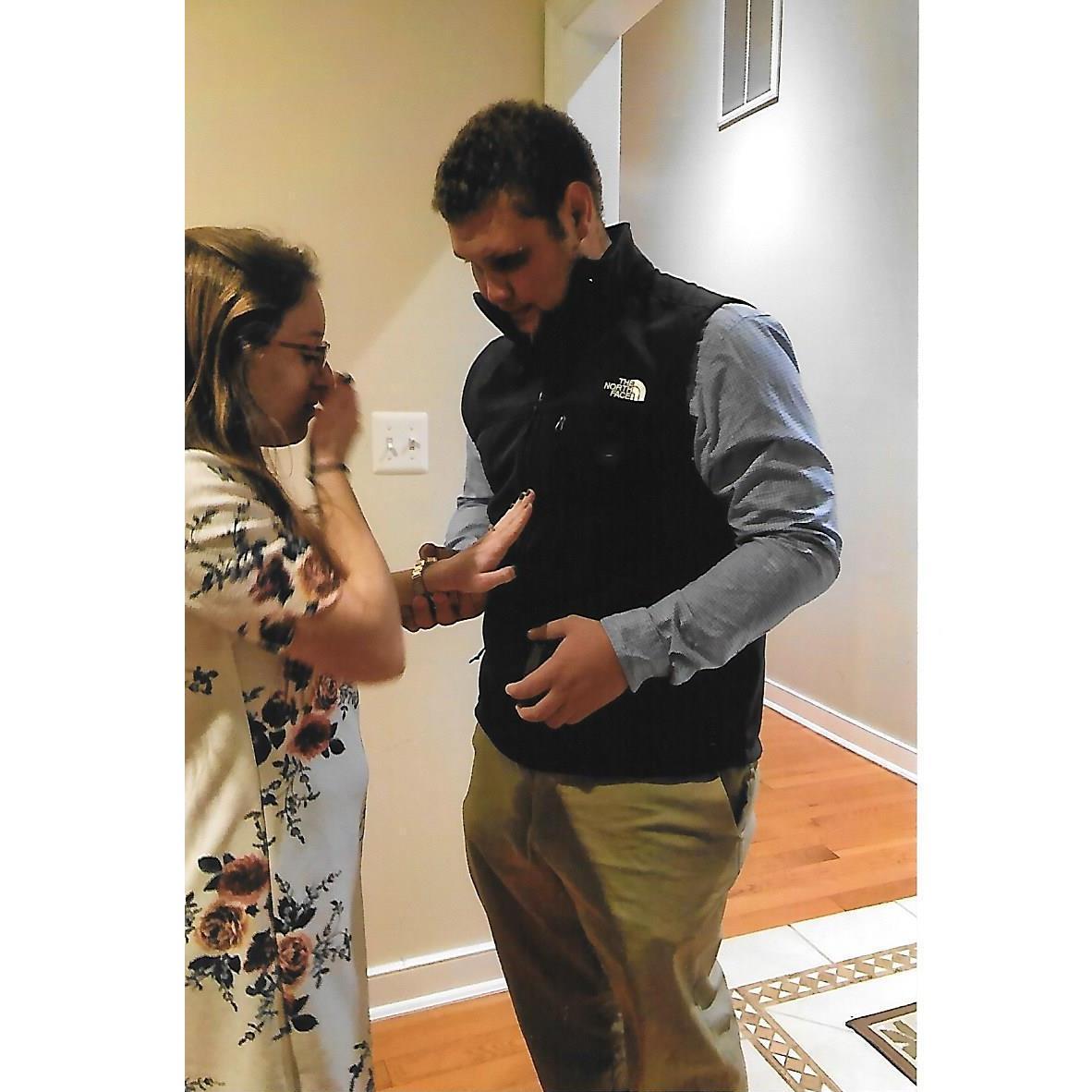 She said YES!