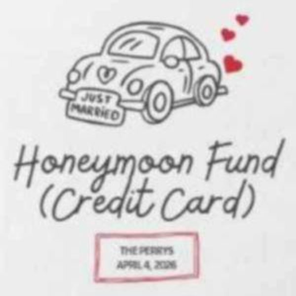 Honeymoon Fund (use any major cc)