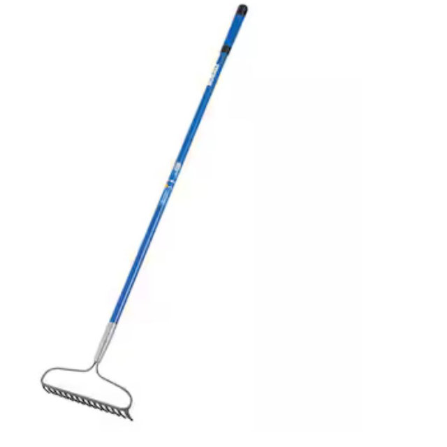 Kobalt 60-in L Fiberglass -Handle Forged steel Garden Rake