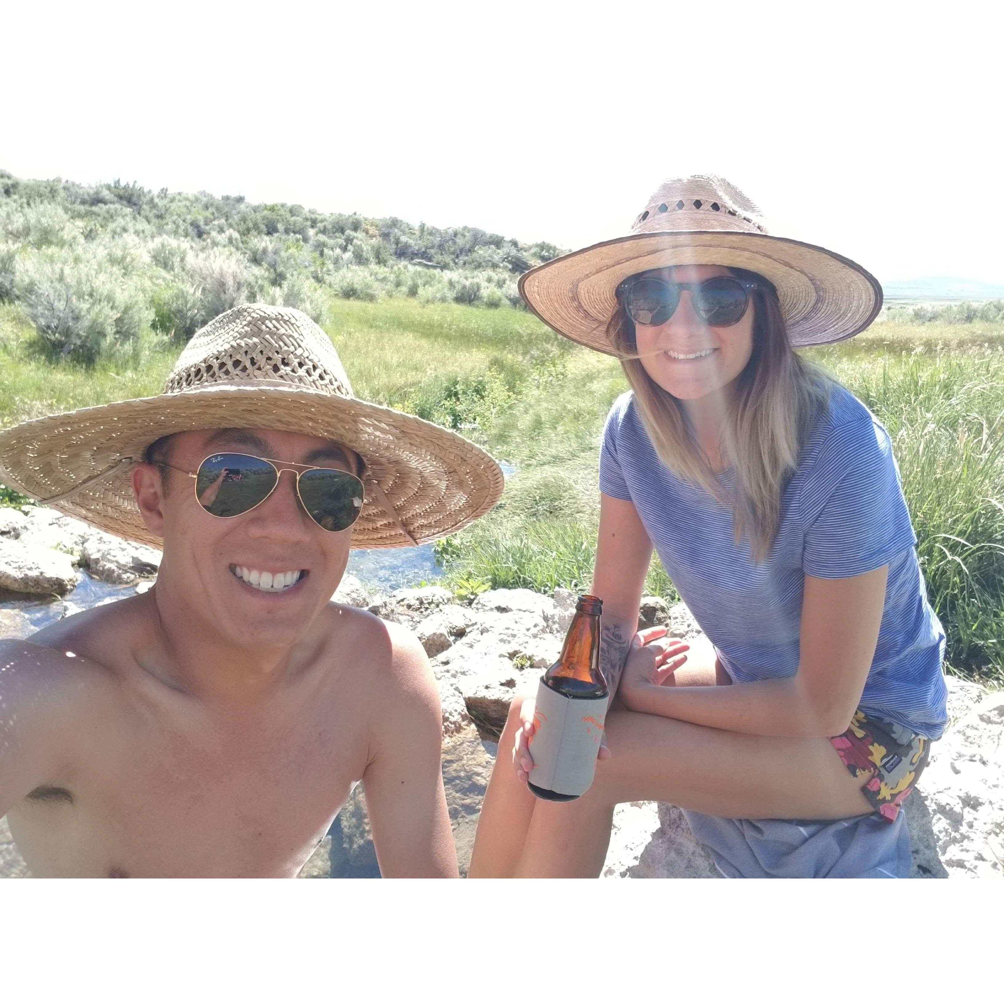 Mammoth hot springs