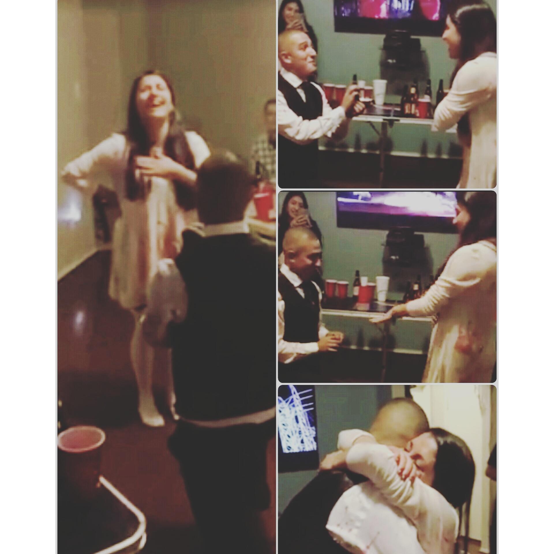 Proposed at our Halloween Party