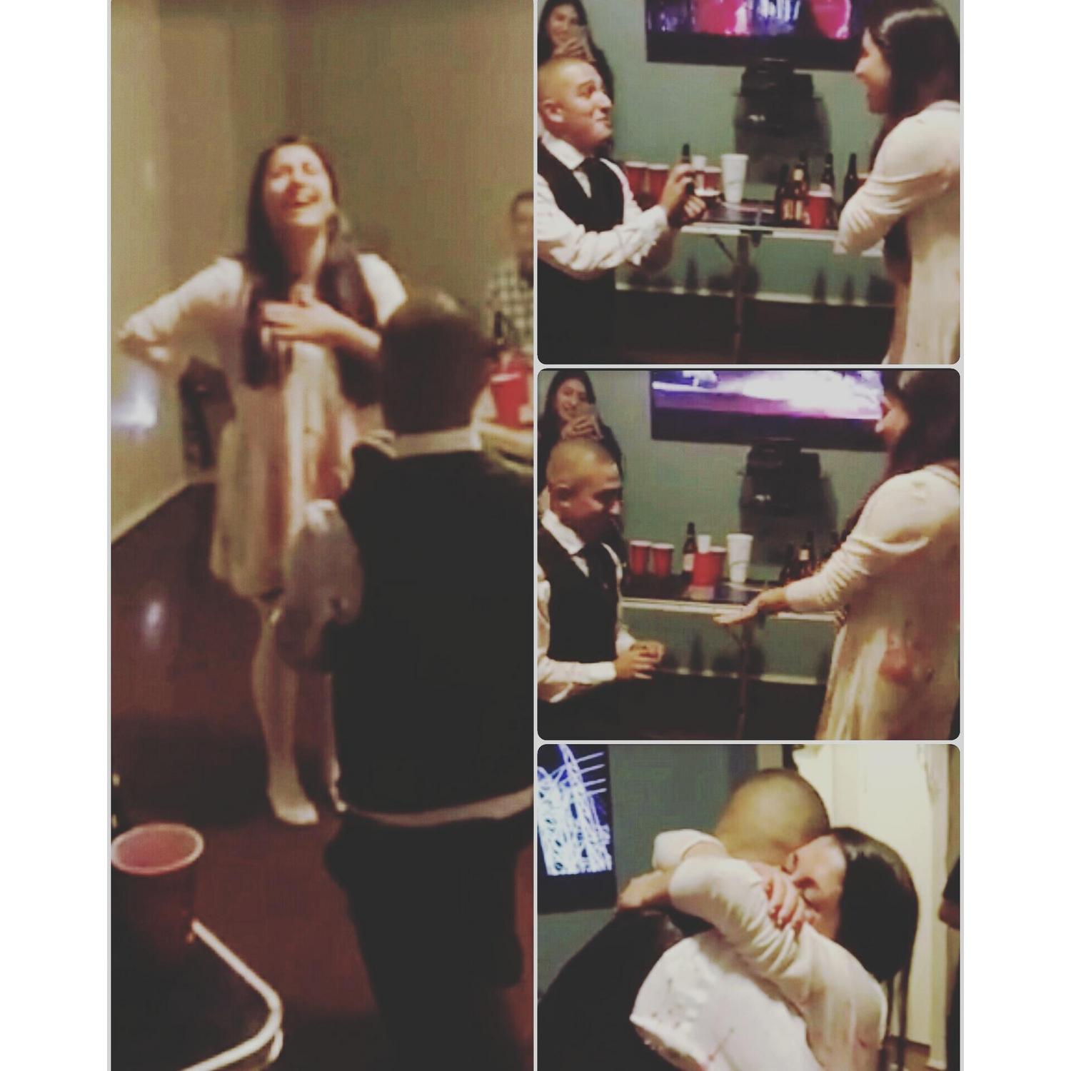 Proposed at our Halloween Party