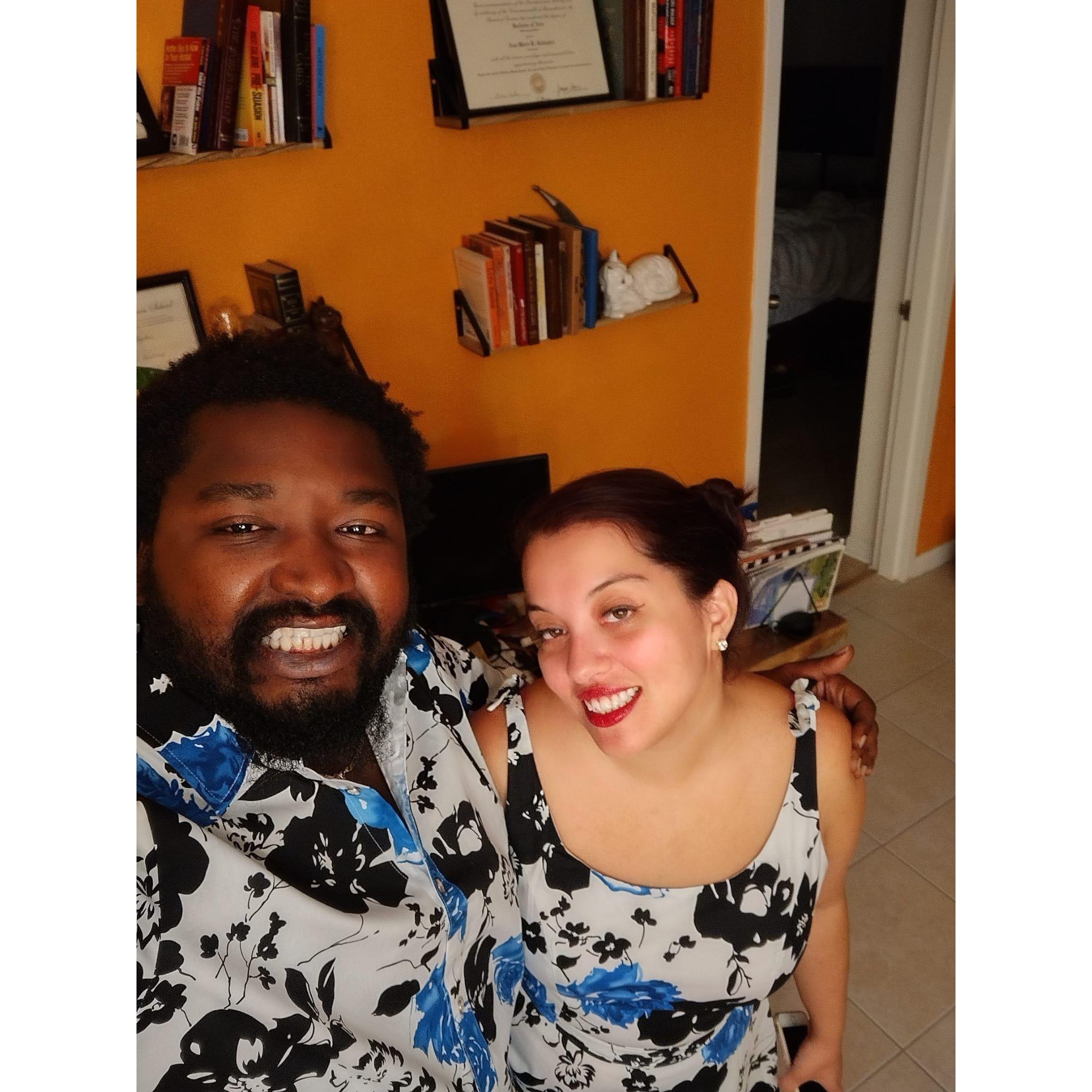 When we started our matching outfit journey